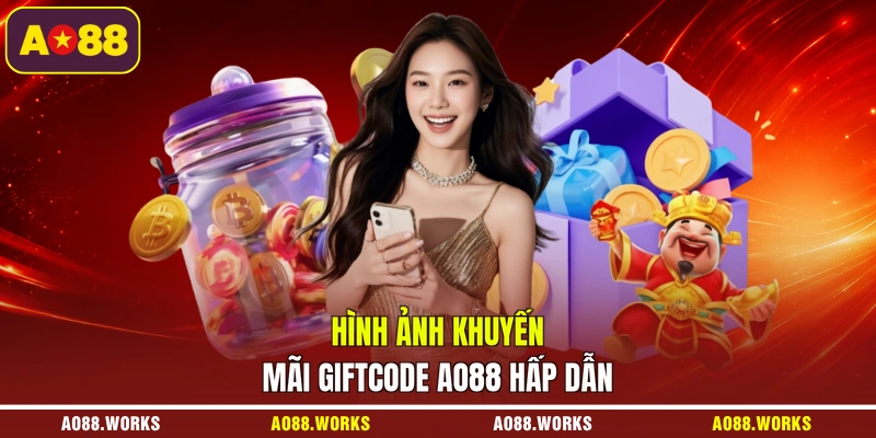 Hình ảnh khuyến mãi giftcode AO88 hấp dẫn